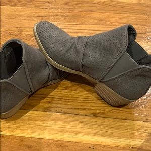 Grey booties